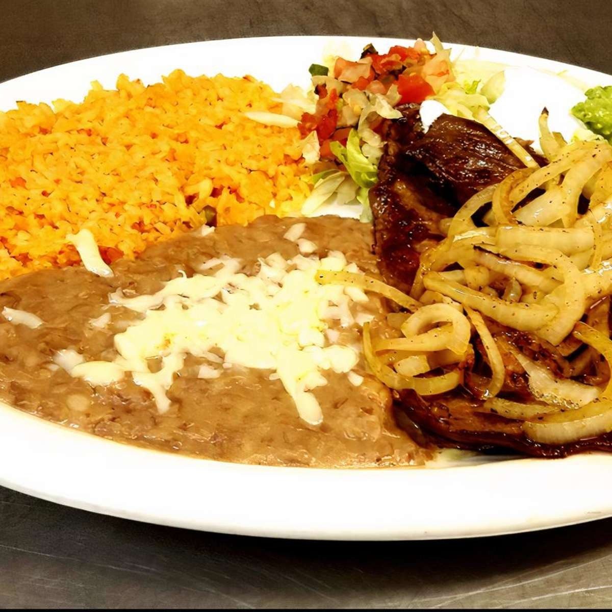 Carne Asada with Grilled Onions
