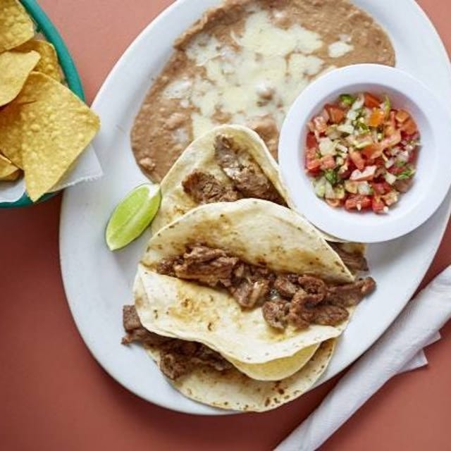 Tacos Al Carbon (Flour Tortilla).