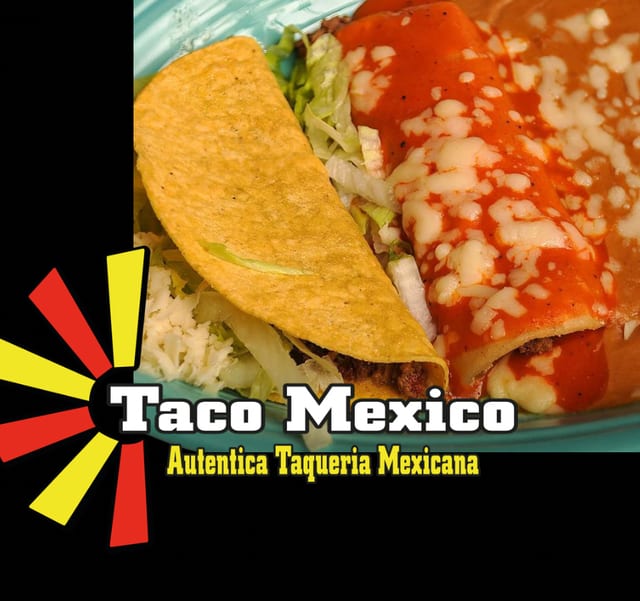 Speedy with Rice or Beans & Taco.