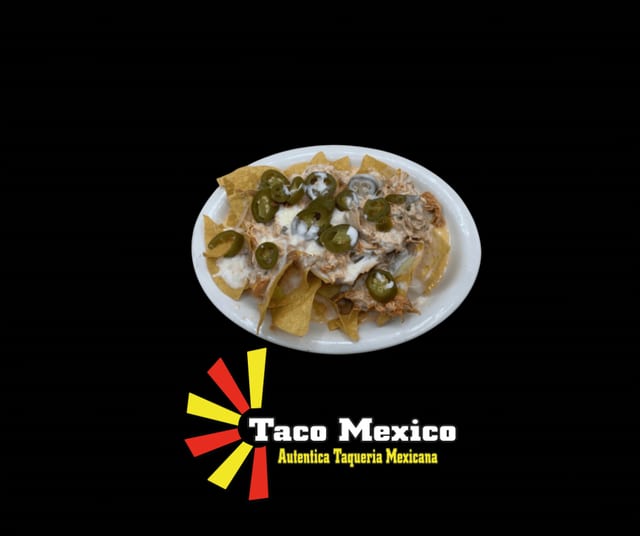 Nachos with Beef or Chicken.